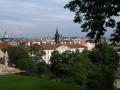 Prague vue de la vigne du chateau